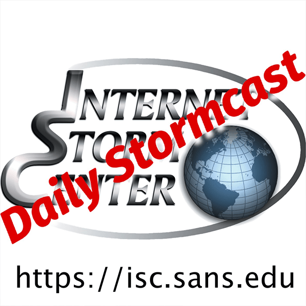 "StormCast" - Daily Information Security Podcast Logo