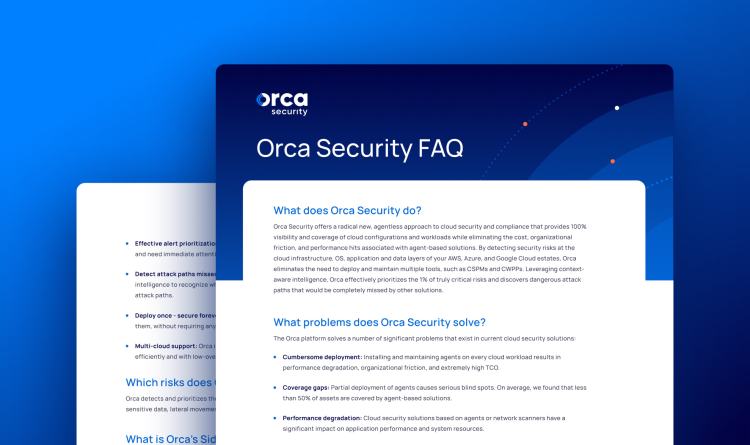 Orca Security FAQ