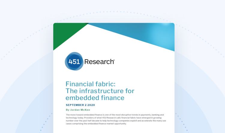 Financial fabric: The infrastructure for embedded finance