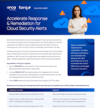 Torq Solution Brief for Orca Security