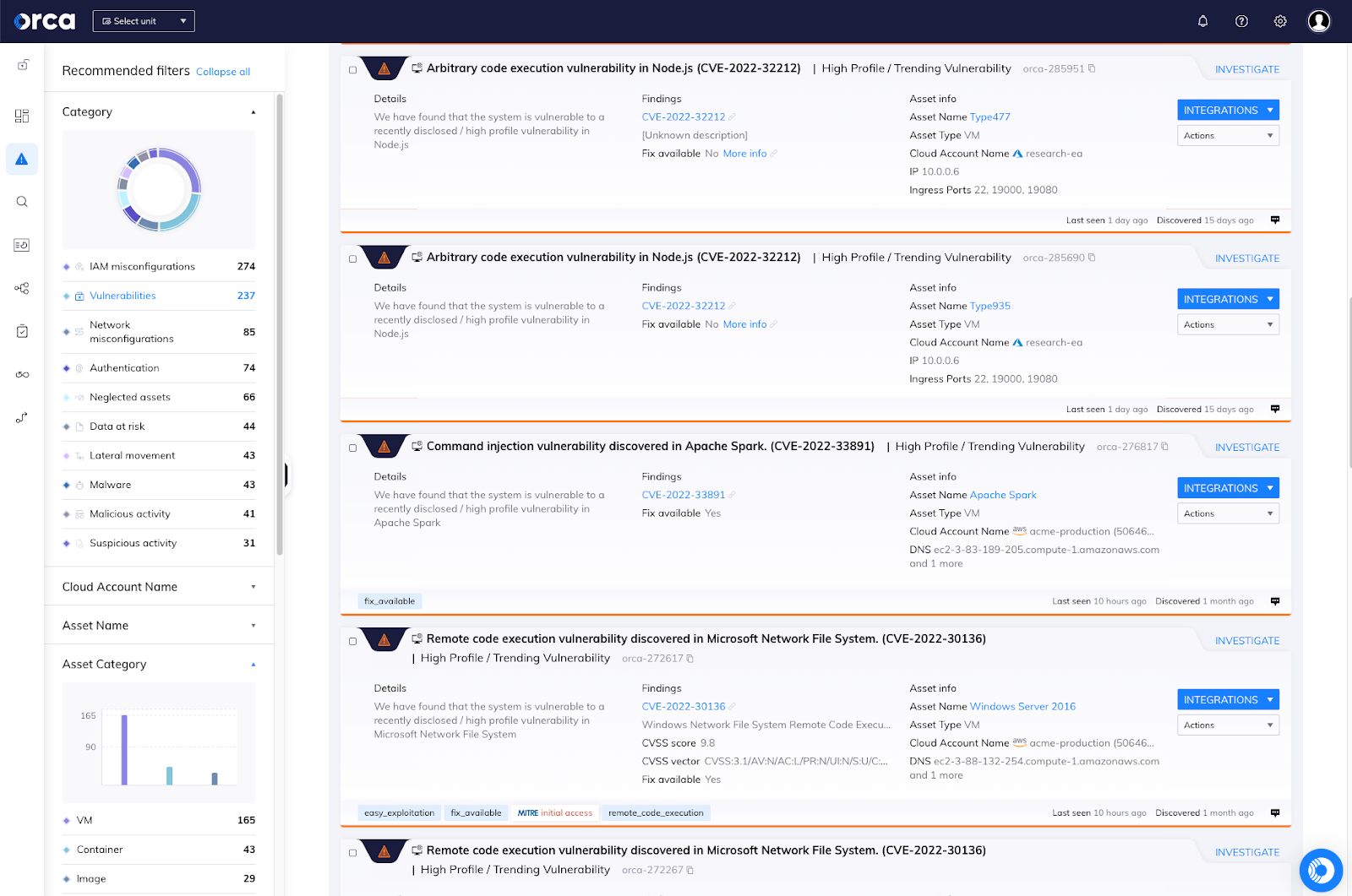 Orca Security vs Lacework | Orca Security