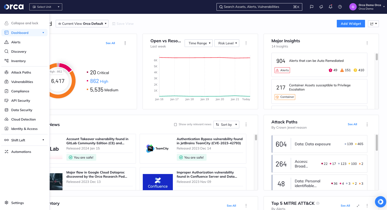 CNAPP Cloud Security Platform | Orca Security