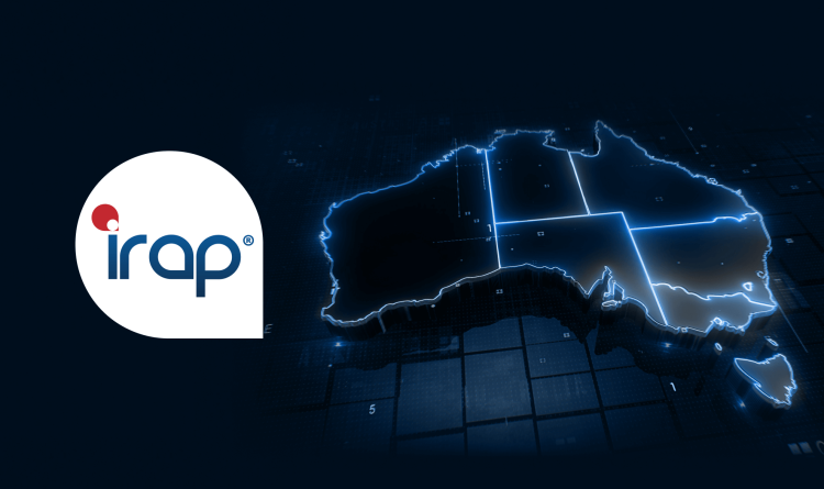 An image of the IRAP logo over a stylized outline of Australia