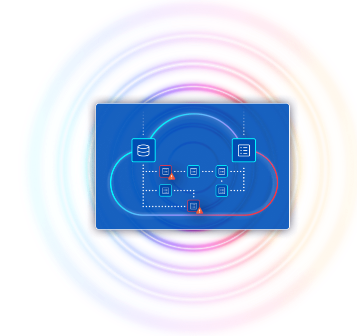 An illustration of the Orca platform's sidescanning technology