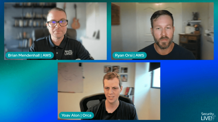Yoav Alon, CTO at Orca Security, joined AWS Security LIVE! to discuss how Orca partners with AWS to identify and visualize AI services, ensuring they were used securely and enabling AI-driven remediation in the cloud.