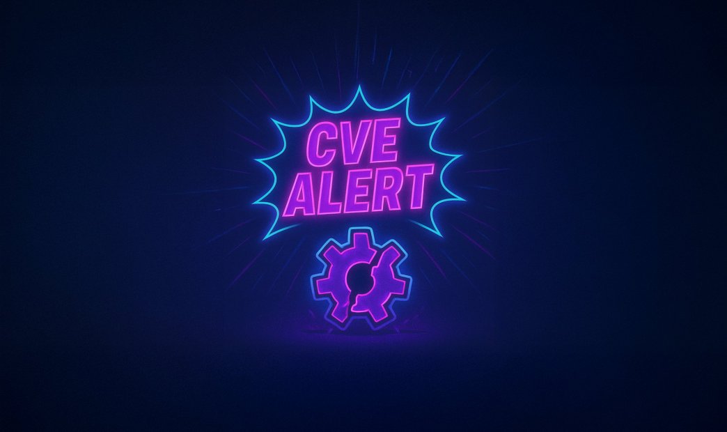 A stylized graphic of the word CVE Alert next to a broken cog
