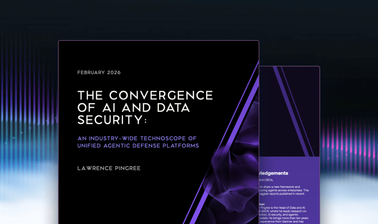 A screenshot of the SACR report regarding AI and Data Security