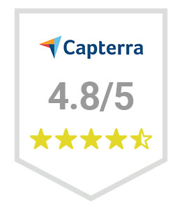 Capterra: 4.8 out of 5 Rating