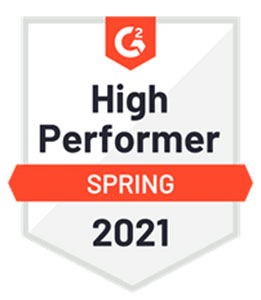 G2: High Performer for Spring 2021 Award