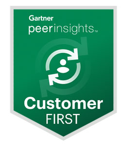 Gartner peerinsights: Customer First Award
